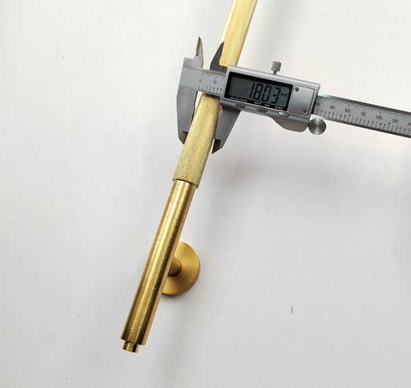 Solid Brass Glass Door Handle,Round Tube Wooden Door Handle - Image 4
