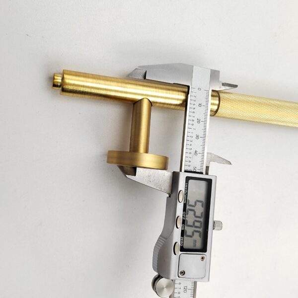 Solid Brass Glass Door Handle,Round Tube Wooden Door Handle - Image 2